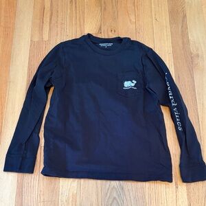 Vineyard Vines Disco Black Long Sleeve Tee, 7
